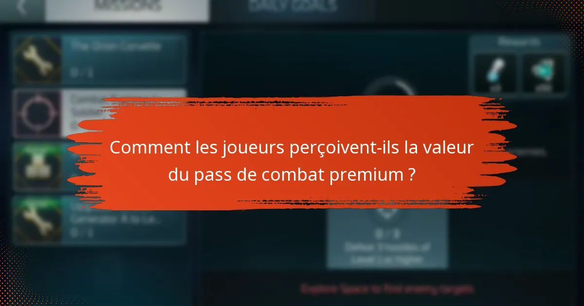 Quels sont les avantages du pass de combat premium dans Star Trek Fleet Command ?