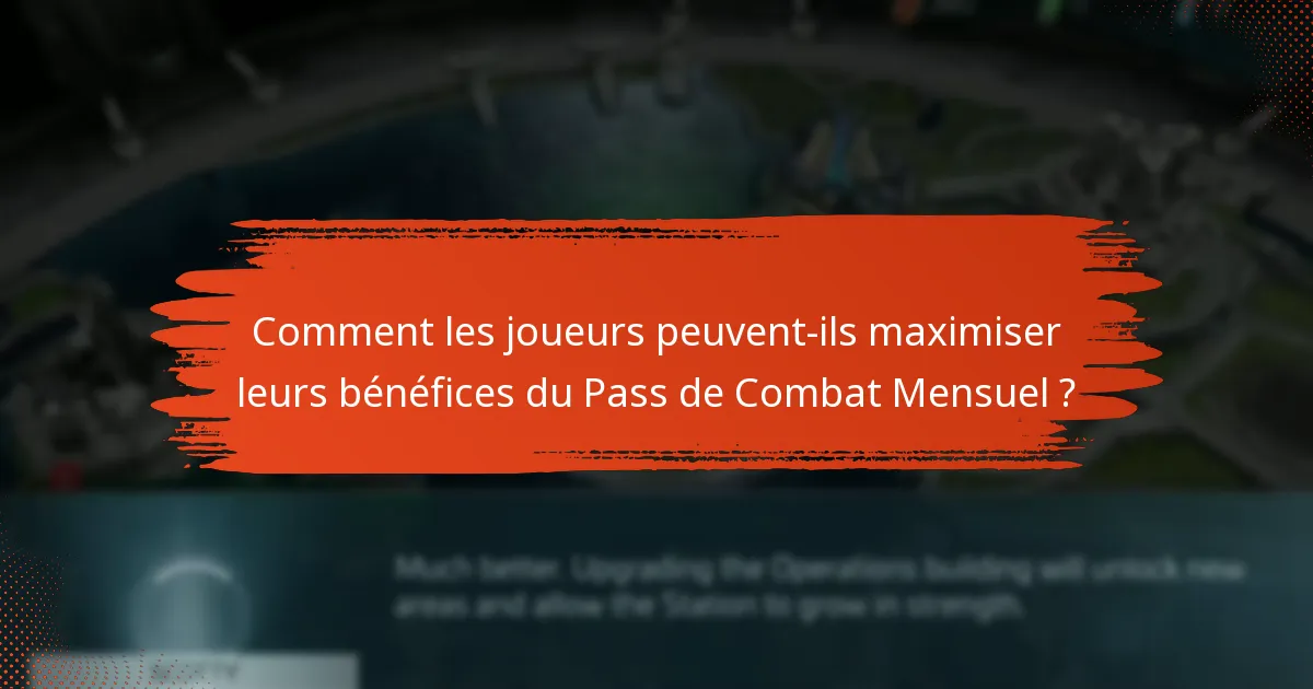 Quels changements ont été apportés aux récompenses du Pass de Combat Mensuel ?