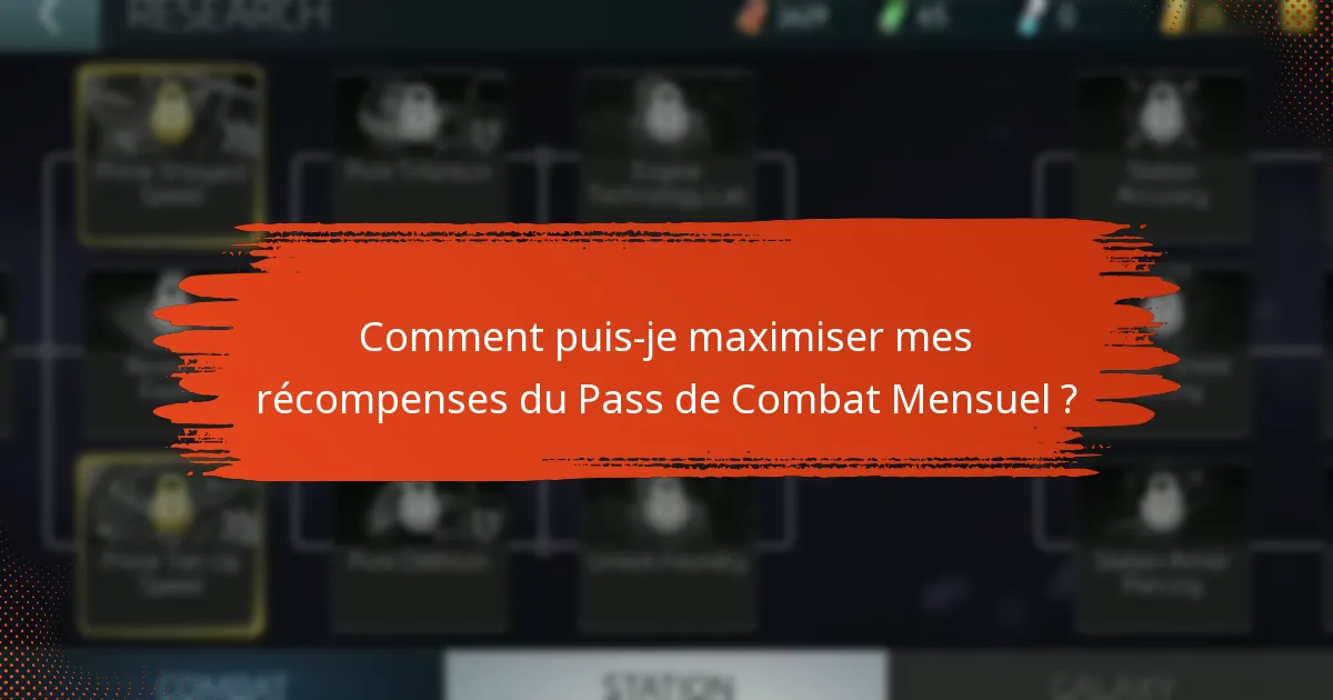 Quelle est la répartition des niveaux du Pass de Combat Mensuel ?