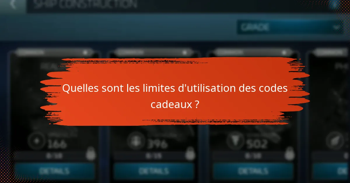 Quels codes cadeaux offrent les meilleures récompenses ?